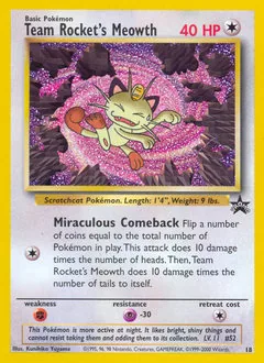 Team Rocket's Meowth #18