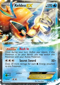 Keldeo-EX #49