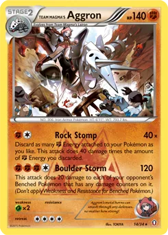 Team Magma's Aggron #14
