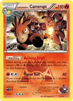 Team Magma's Camerupt #2