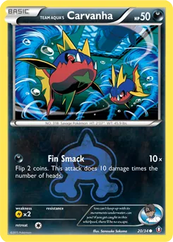 Team Aqua's Carvanha #20