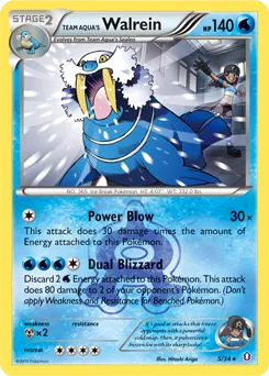 Team Aqua's Walrein #5