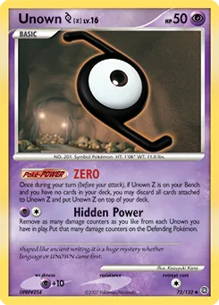Unown [Z] #72