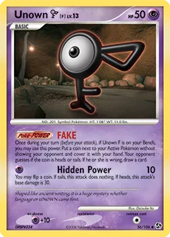 Unown [F] #56