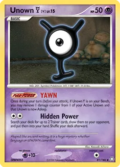 Unown [Y] #81