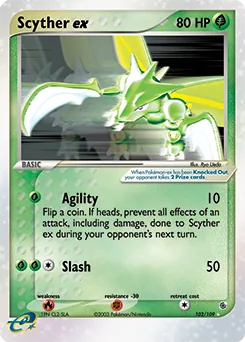 Scyther ex #102