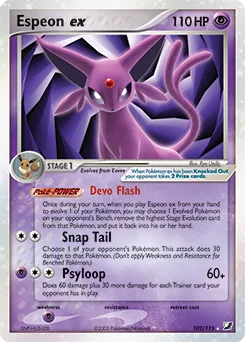 Espeon ex #102