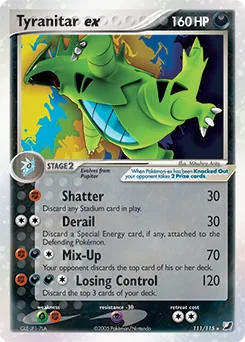 Tyranitar ex #111
