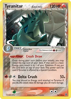 Tyranitar δ #16