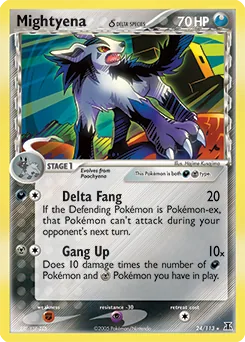Mightyena δ #24