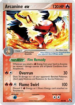 Arcanine ex #83