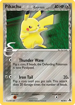 Pikachu δ #93