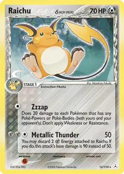 Raichu δ #15