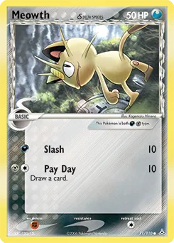 Meowth δ #71