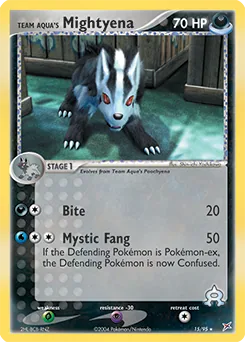 Team Aqua's Mightyena #15