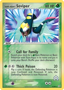 Team Aqua's Seviper #17