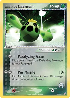 Team Aqua's Cacnea #24