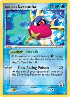 Team Aqua's Carvanha #25