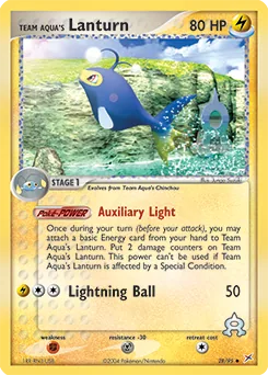 Team Aqua's Lanturn #28