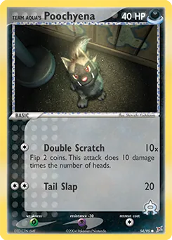 Team Aqua's Poochyena #54