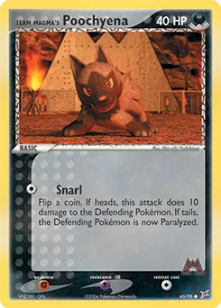 Team Magma's Poochyena #65