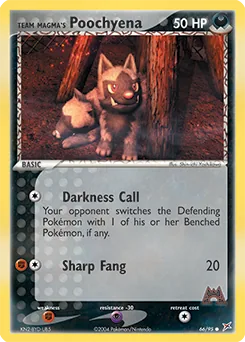 Team Magma's Poochyena #66