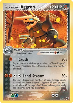 Team Magma's Aggron #7