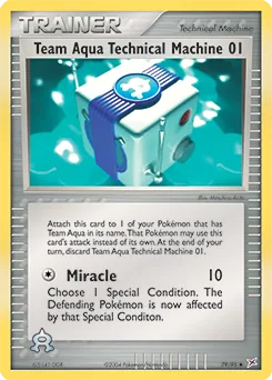 Team Aqua Technical Machine 01 #79