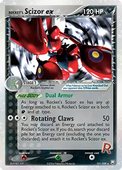 Rocket's Scizor ex #101