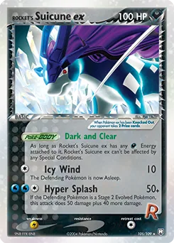 Rocket's Suicune ex #105
