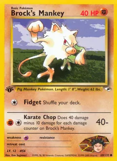 Brock's Mankey #68