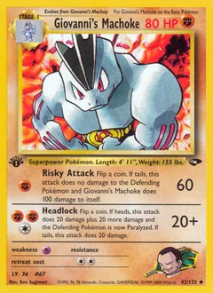 Giovanni's Machoke #42
