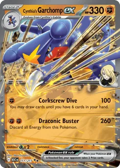 Cynthia's Garchomp ex #111
