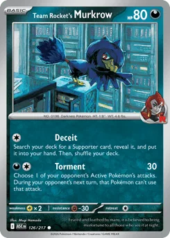 Team Rocket's Murkrow #126