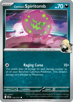 Cynthia's Spiritomb #133