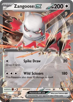 Zangoose ex #167