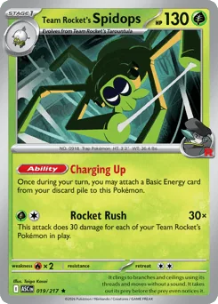 Team Rocket's Spidops #19