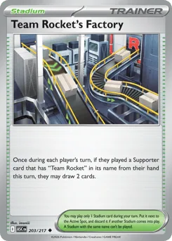 Team Rocket's Factory #203