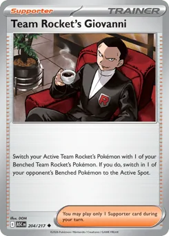 Team Rocket's Giovanni #204