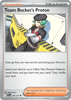 Team Rocket's Proton #208