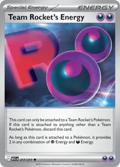 Team Rocket's Energy #217