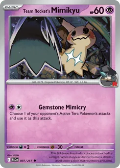Team Rocket's Mimikyu #97