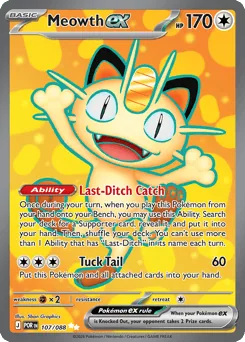 Meowth ex #107