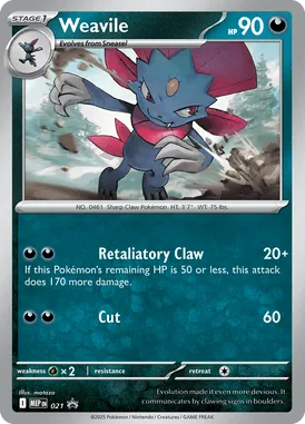Weavile #21