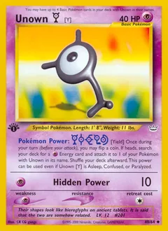 Unown [Y] #40