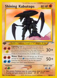 Shining Kabutops #108