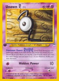 Unown [G] #27