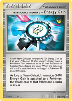 Team Galactic's Invention G-101 Energy Gain #116