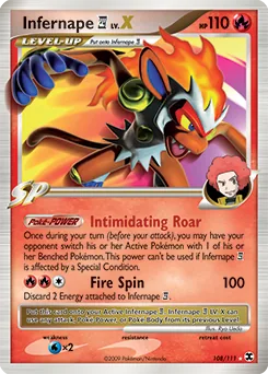 Infernape E4 LV.X #108