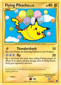 Flying Pikachu #113